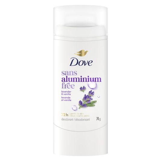 Dove Aluminum Free Deodorant Lavender & Vanilla 74g