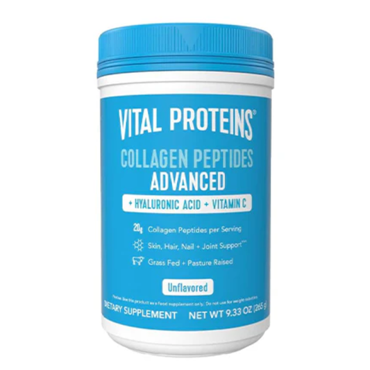 Vital Proteins Collagen Peptides Advanced Powder with Hyaluronic Acid & Vitamin C (265g)