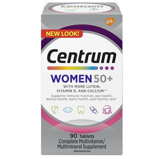 Centrum Silver Women 50+ Multivitamin – 90 Tablets