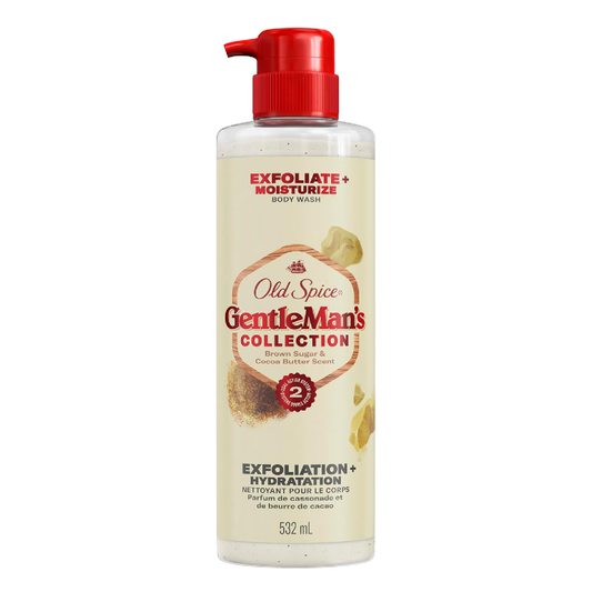Old Spice Gentleman’s Collection Exfoliating Body Wash – Brown Sugar & Cocoa Butter (532ml)