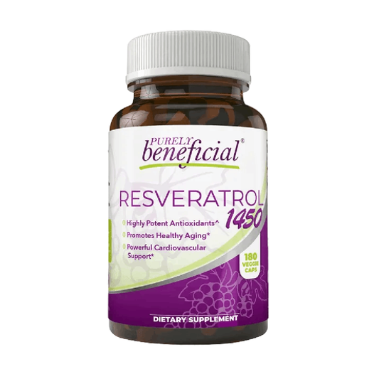 Purely Beneficial Resveratrol 1450mg - 90 Day Supply