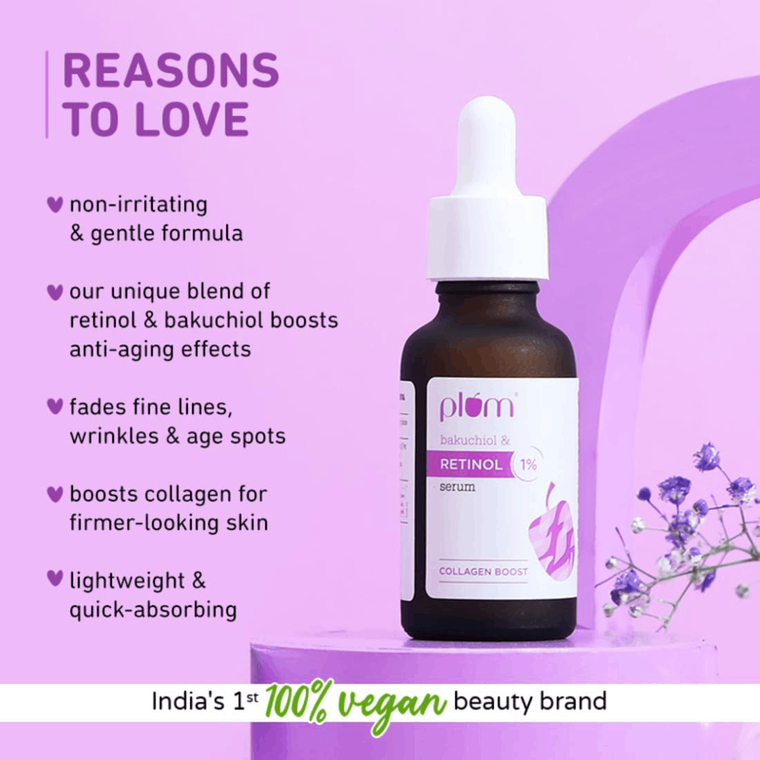 Plum 1% Retinol Advanced Anti-Aging Night Serum (20ml)