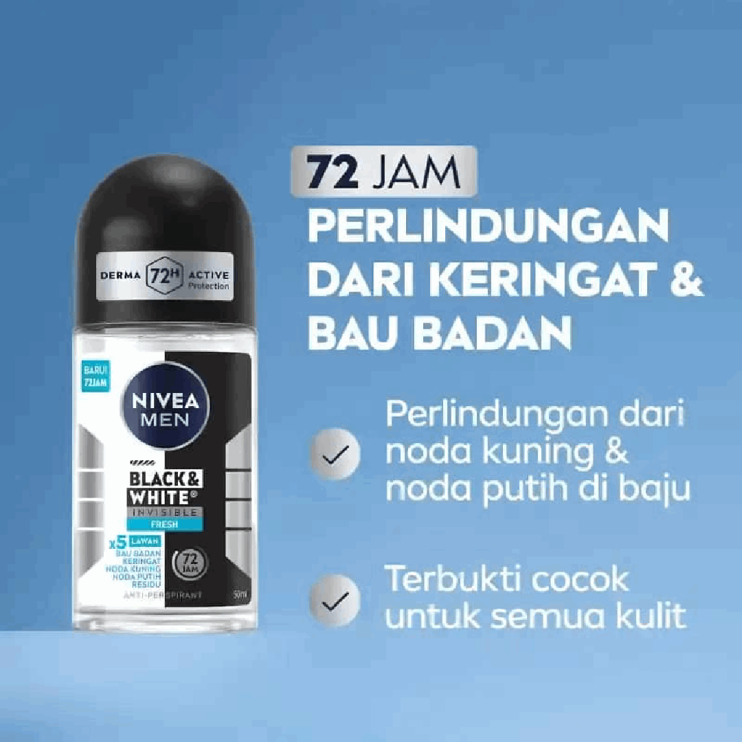 NIVEA Men Black &amp; White Invisible Fresh Deodorant