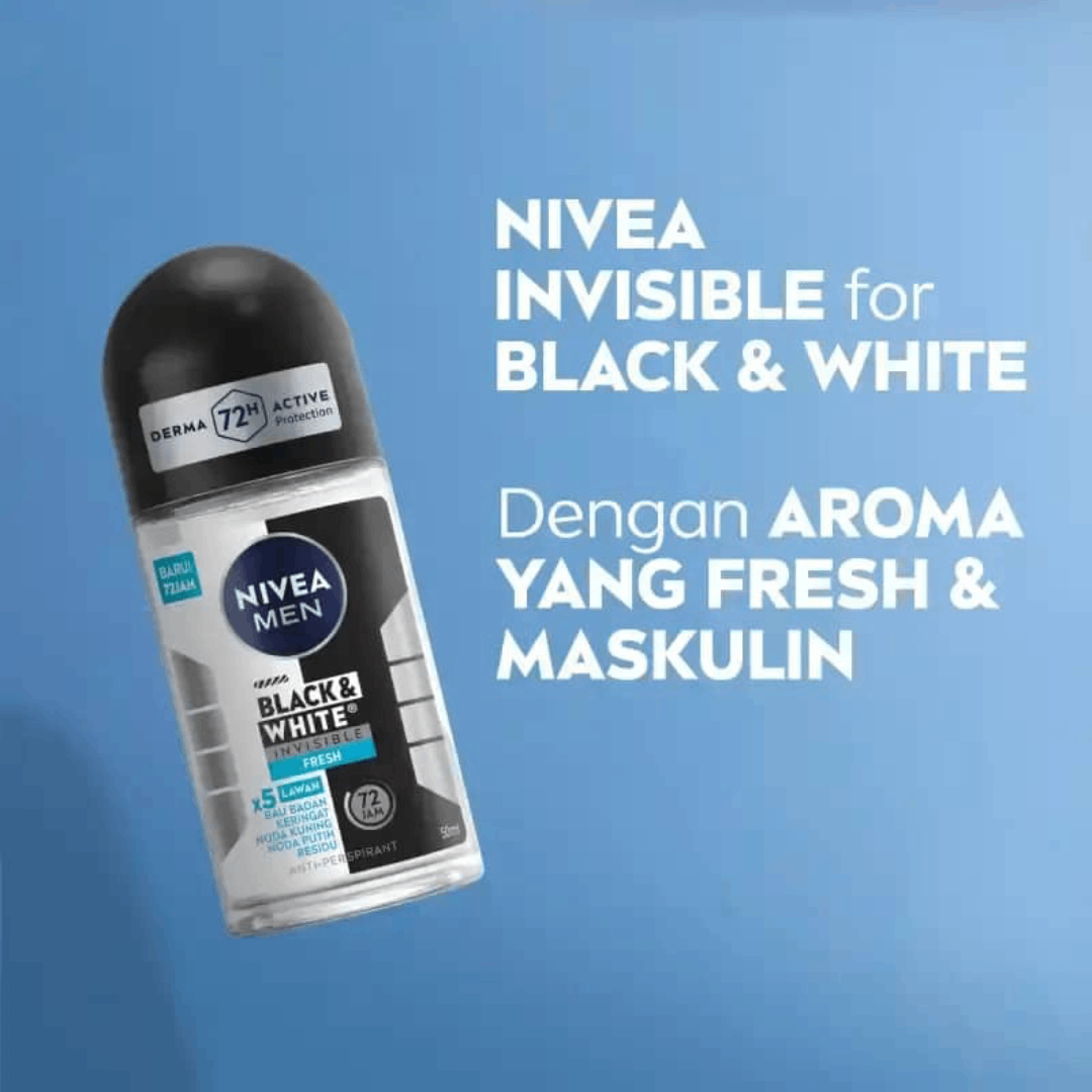 NIVEA Men Black &amp; White Invisible Fresh Deodorant