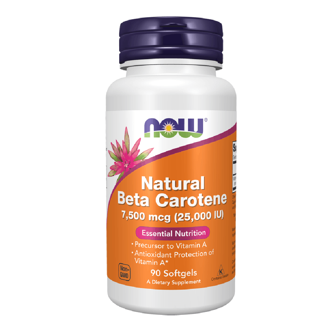 NOW Foods Beta-Carotene 7,500 mcg Softgels