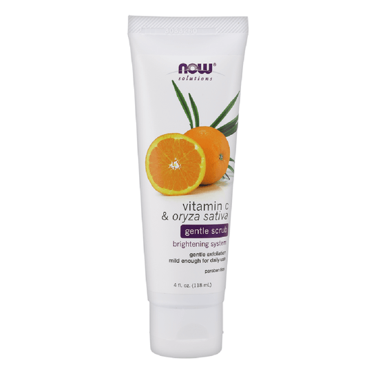 Now Foods Vitamin C & Oryza Sativa Gentle Scrub