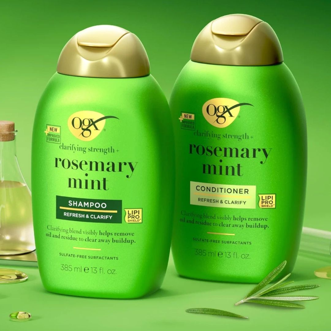 OGX Rosemary Mint Clarifying Shampoo & Conditioner 385ml