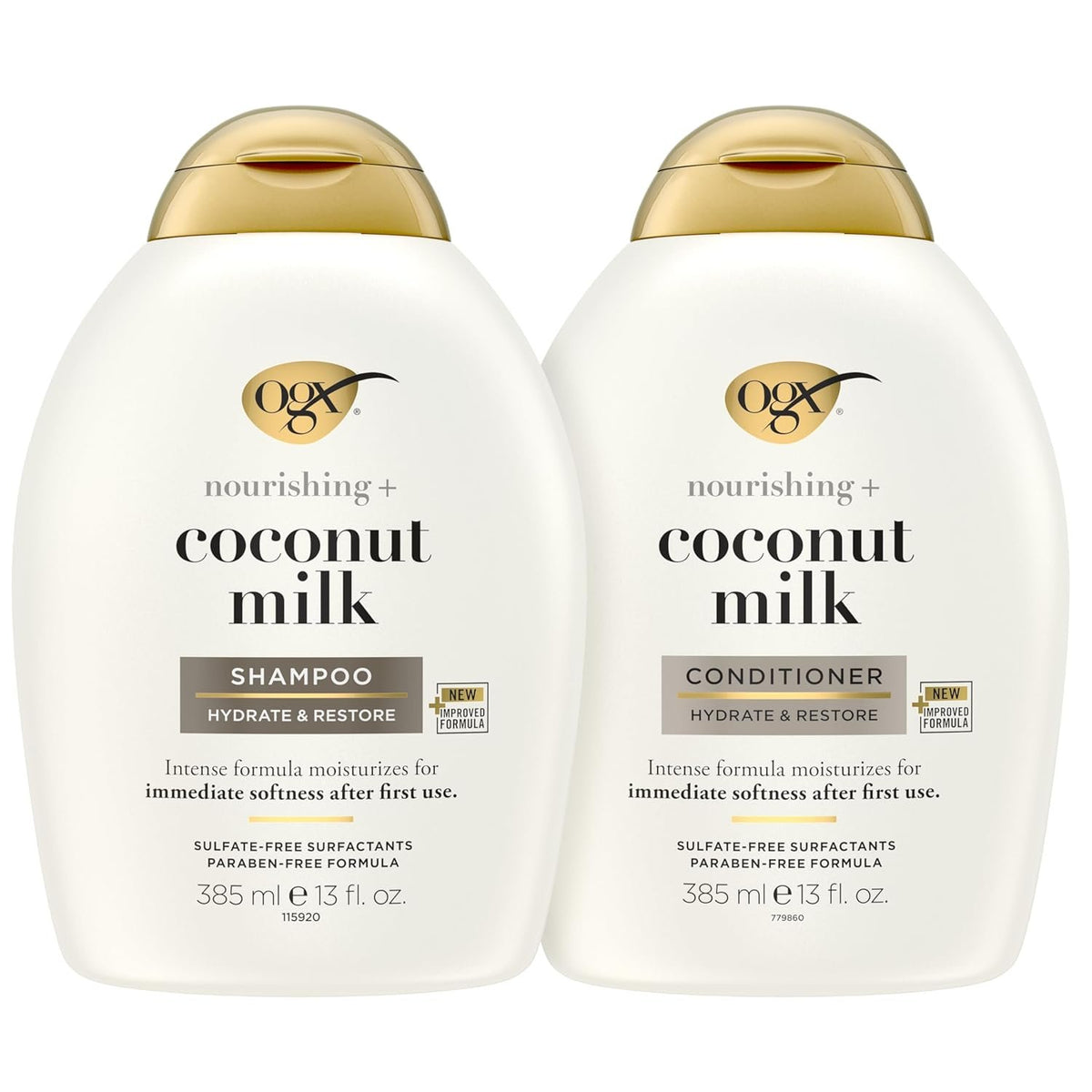 OGX Coconut Milk Shampoo & Conditioner Set 385ml