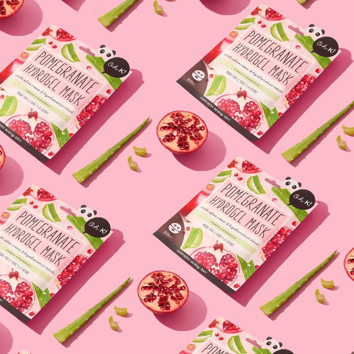 Oh K! Hydrogel Sheet Mask – Pomegranate (1 Pc)