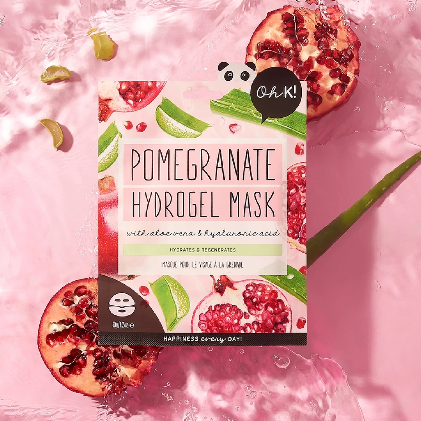 Oh K! Hydrogel Sheet Mask – Pomegranate (1 Pc)