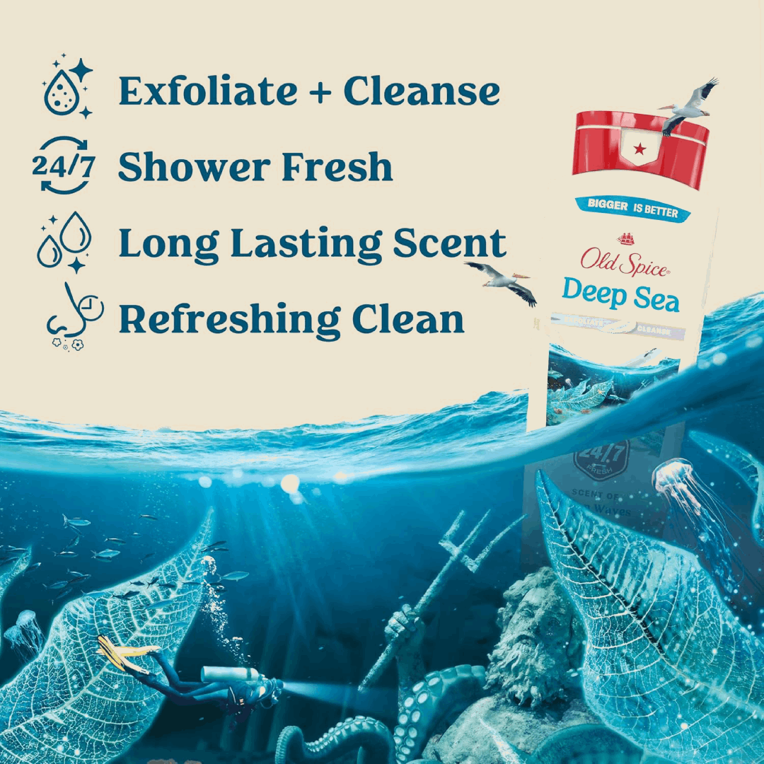(Discounted Product) Old Spice Men’s Body Wash – Deep Cleanse (532ml)