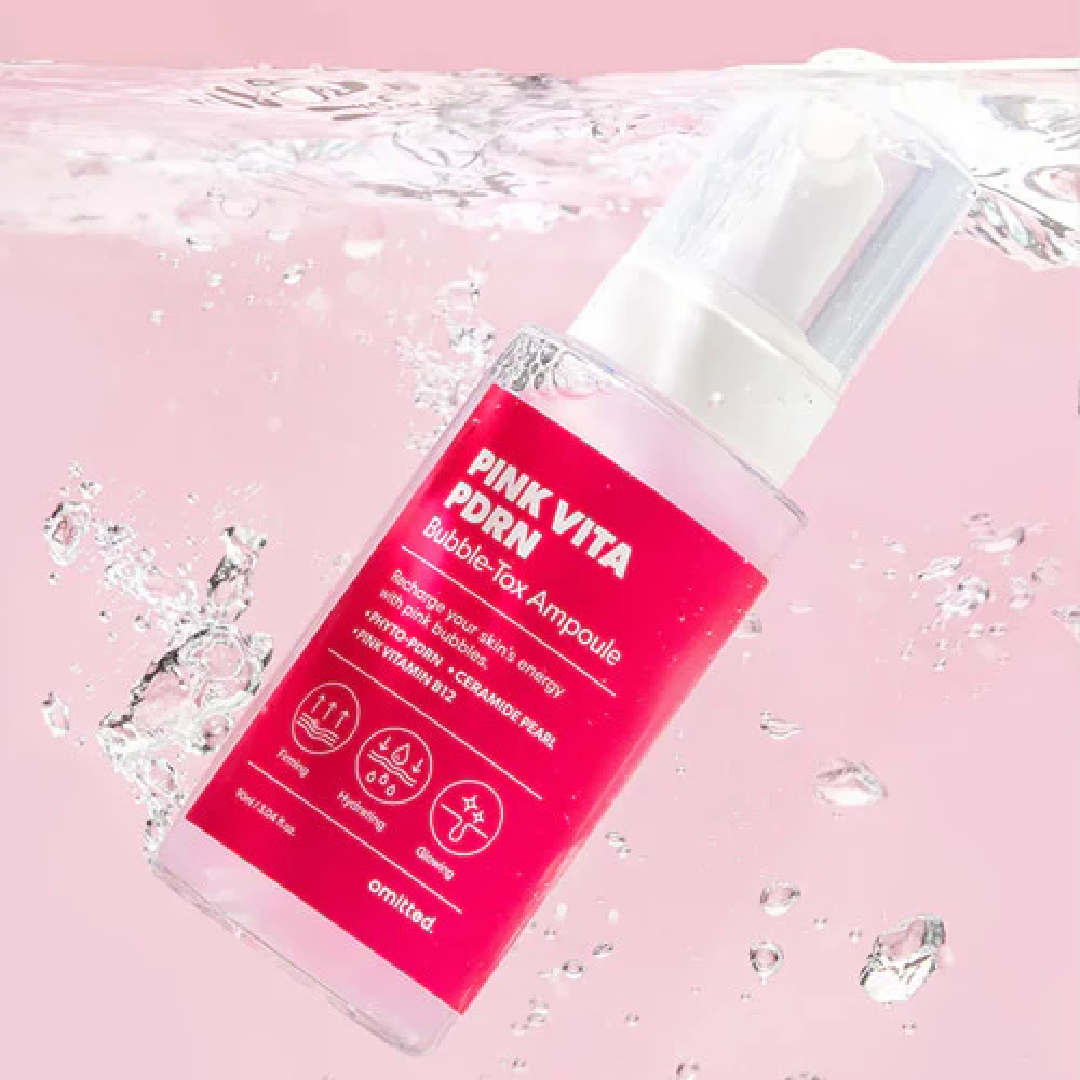 Omitted Pink Vita PDRN Bubble-Tox Ampoule 90ml