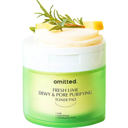 Omitted Fresh Lime Pore Purifying Toner Pads 70ea (160ml)