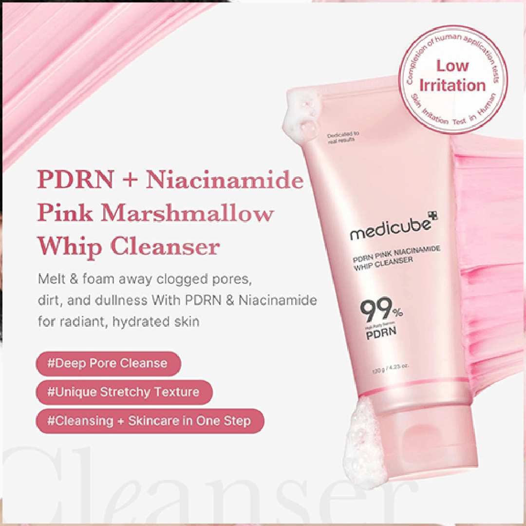 Medicube PDRN Niacinamide Whip Cleanser 120g