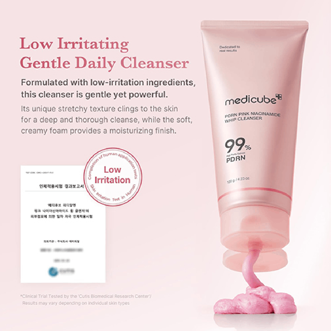 Medicube PDRN Niacinamide Whip Cleanser 120g