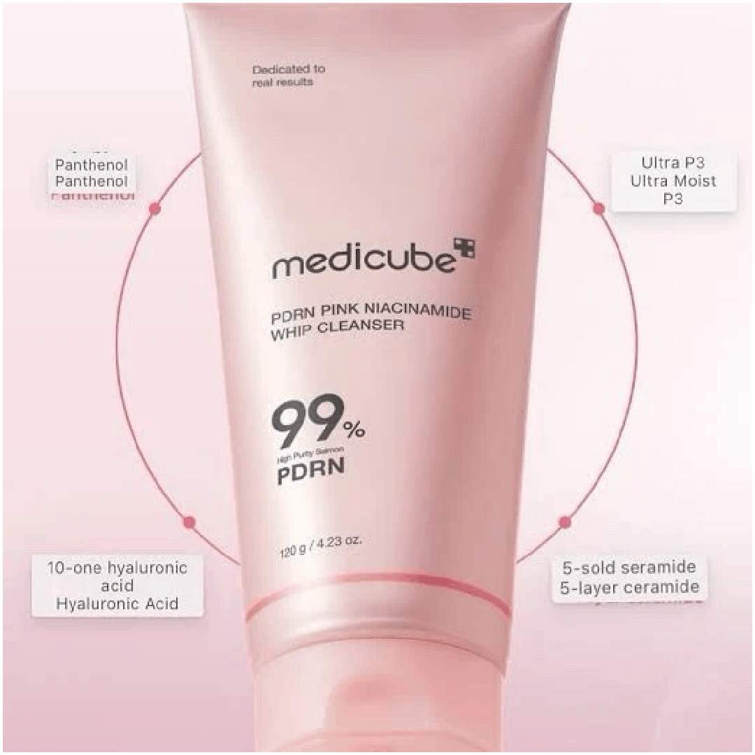 Medicube PDRN Niacinamide Whip Cleanser 120g
