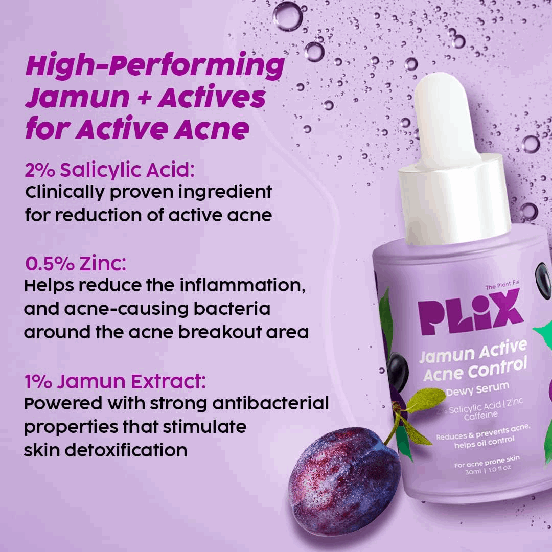 Plix Jamun Active Acne Control Dewy Serum 30ml