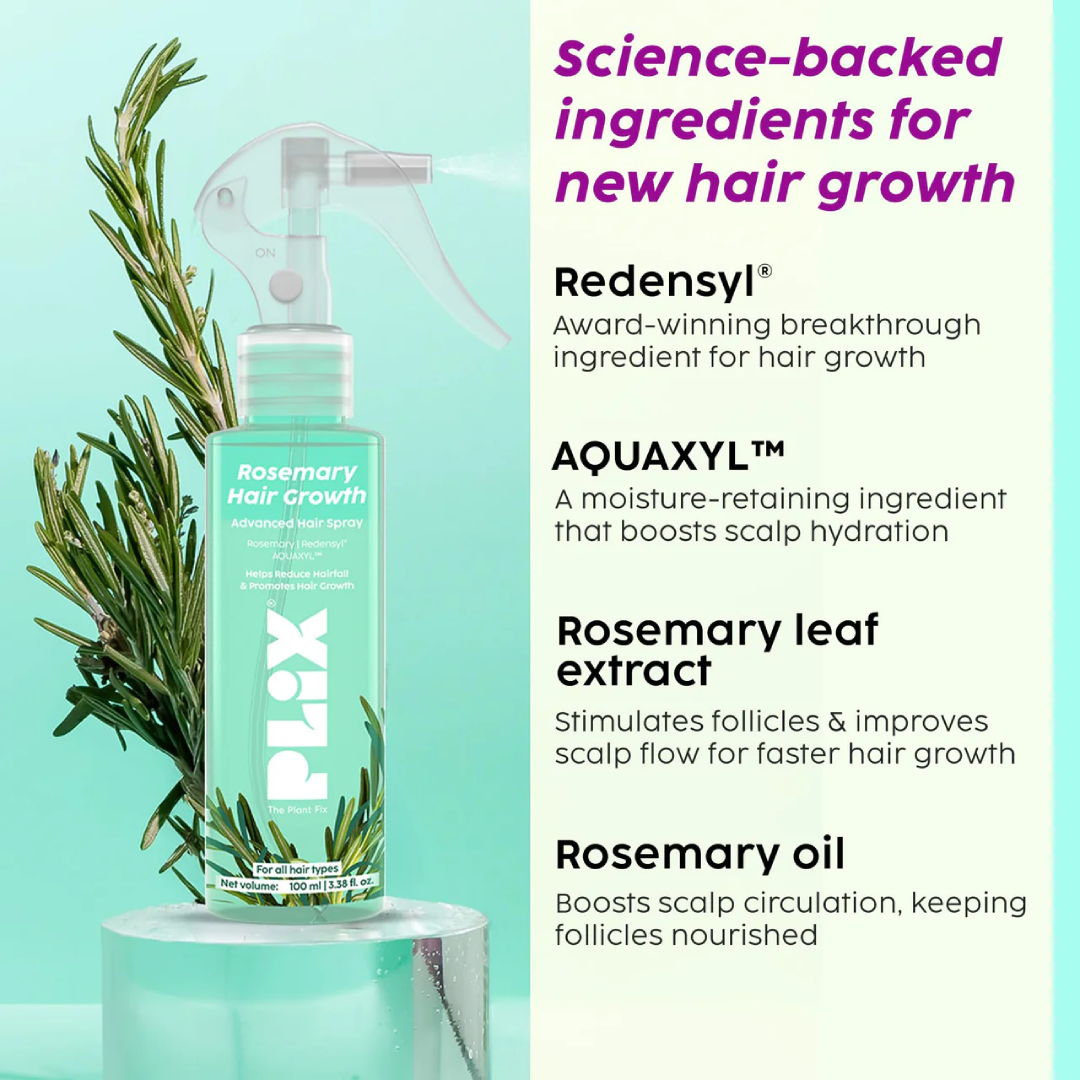 PLIX Rosemary Hair Growth Advanced Hair Spray