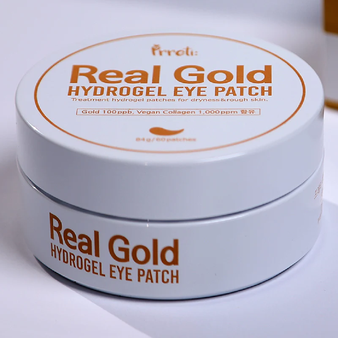 PRRETI Real Gold Hydrogel Eye Patch 60 Sheets