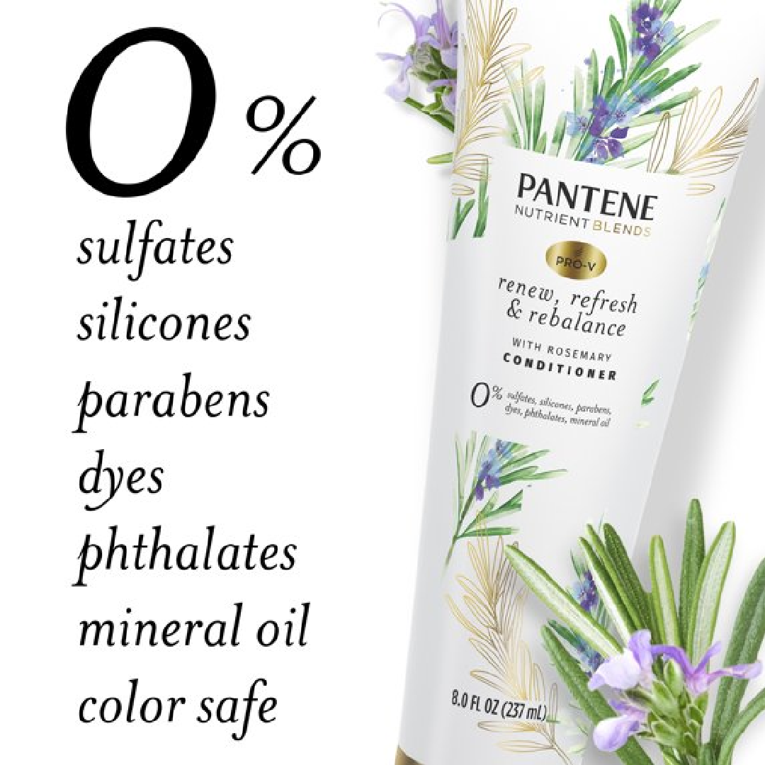 (Discounted Producted) Pantene Nutrient Blends Rosemary Conditioner 237ml