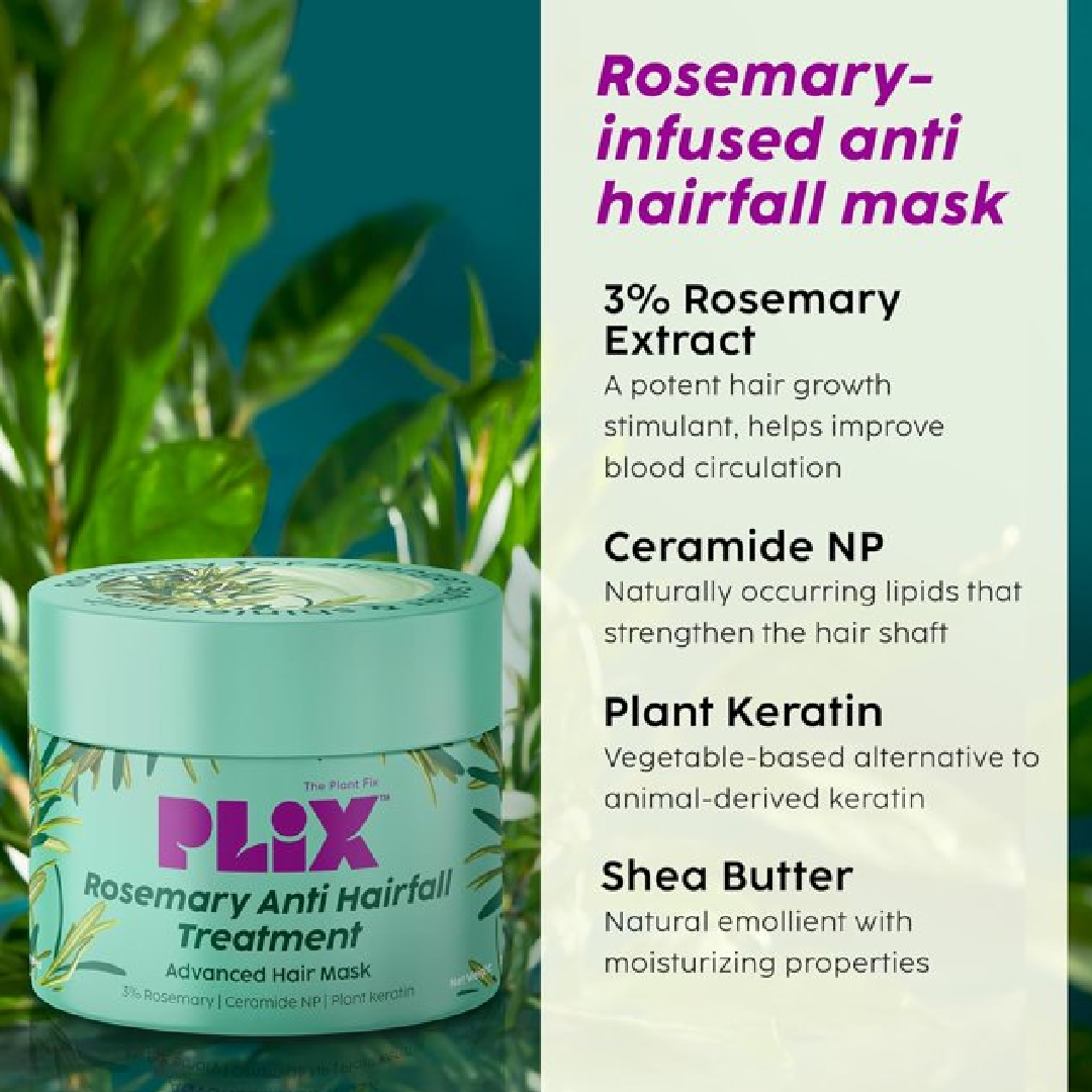Plix Rosemary Anti Hair Fall Hair Mask (200g)