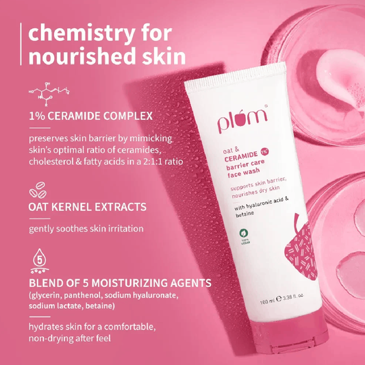 Plum 1% Ceramide Face Cream with Oat (50g)