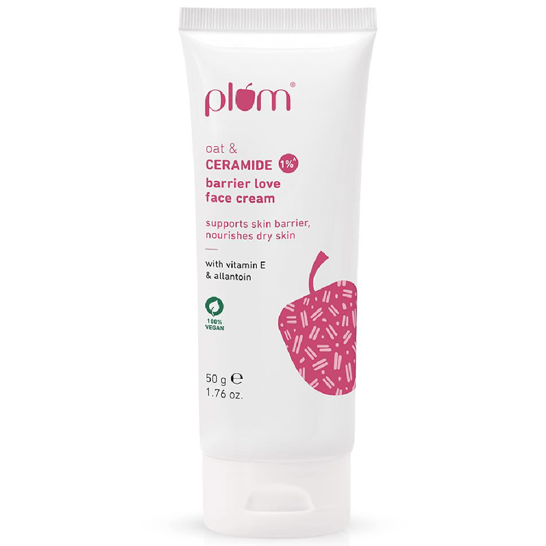 Plum 1% Ceramide Face Cream with Oat (50g)
