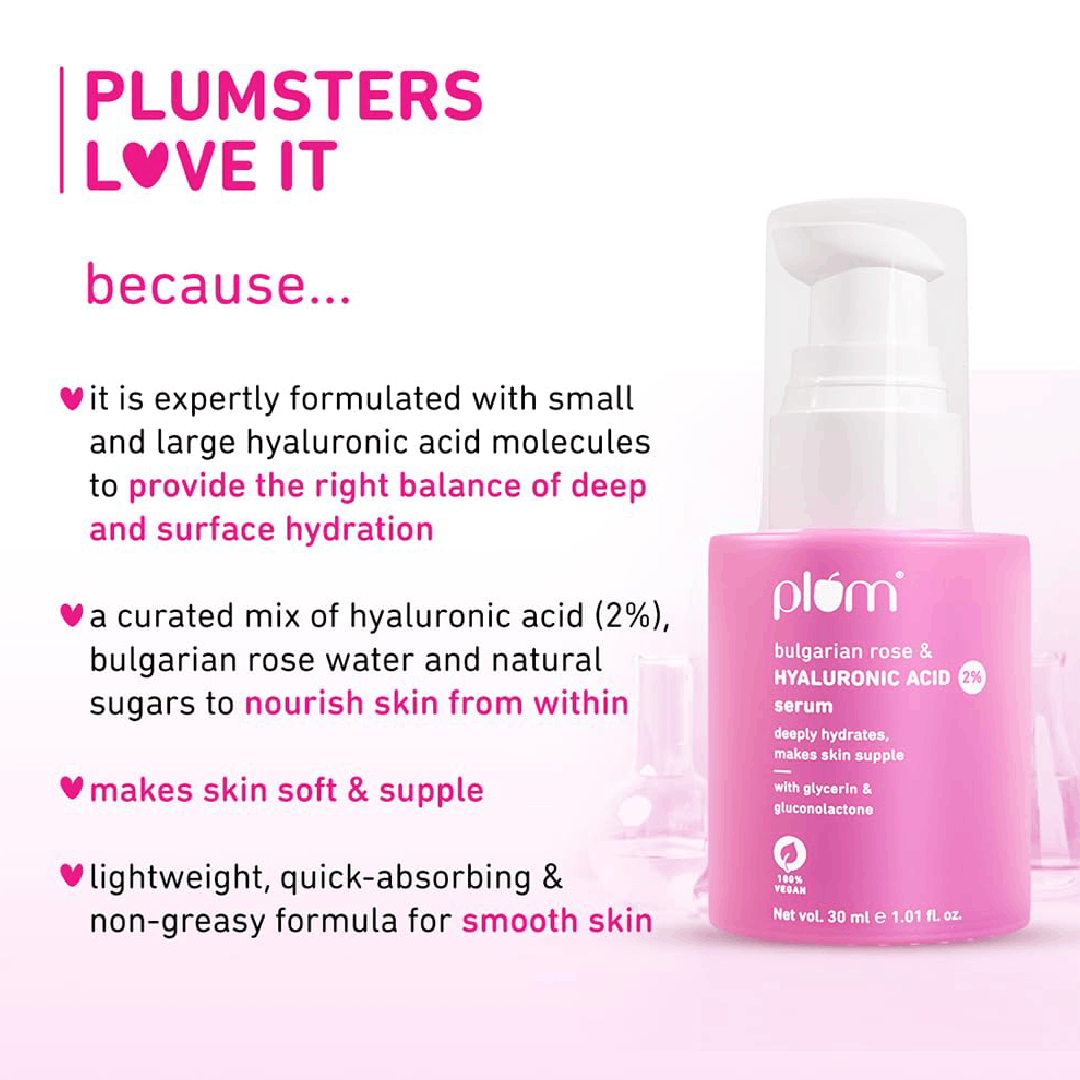 Plum 2% Hyaluronic Acid Serum (30ml)