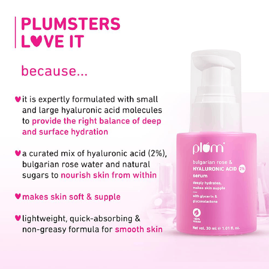 Plum 2% Hyaluronic Acid Serum (30ml)