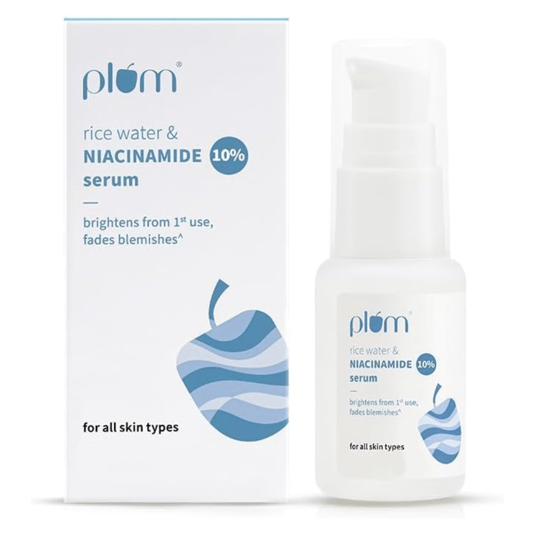 Plum 10% Niacinamide & Rice Water Face Serum (10ml)