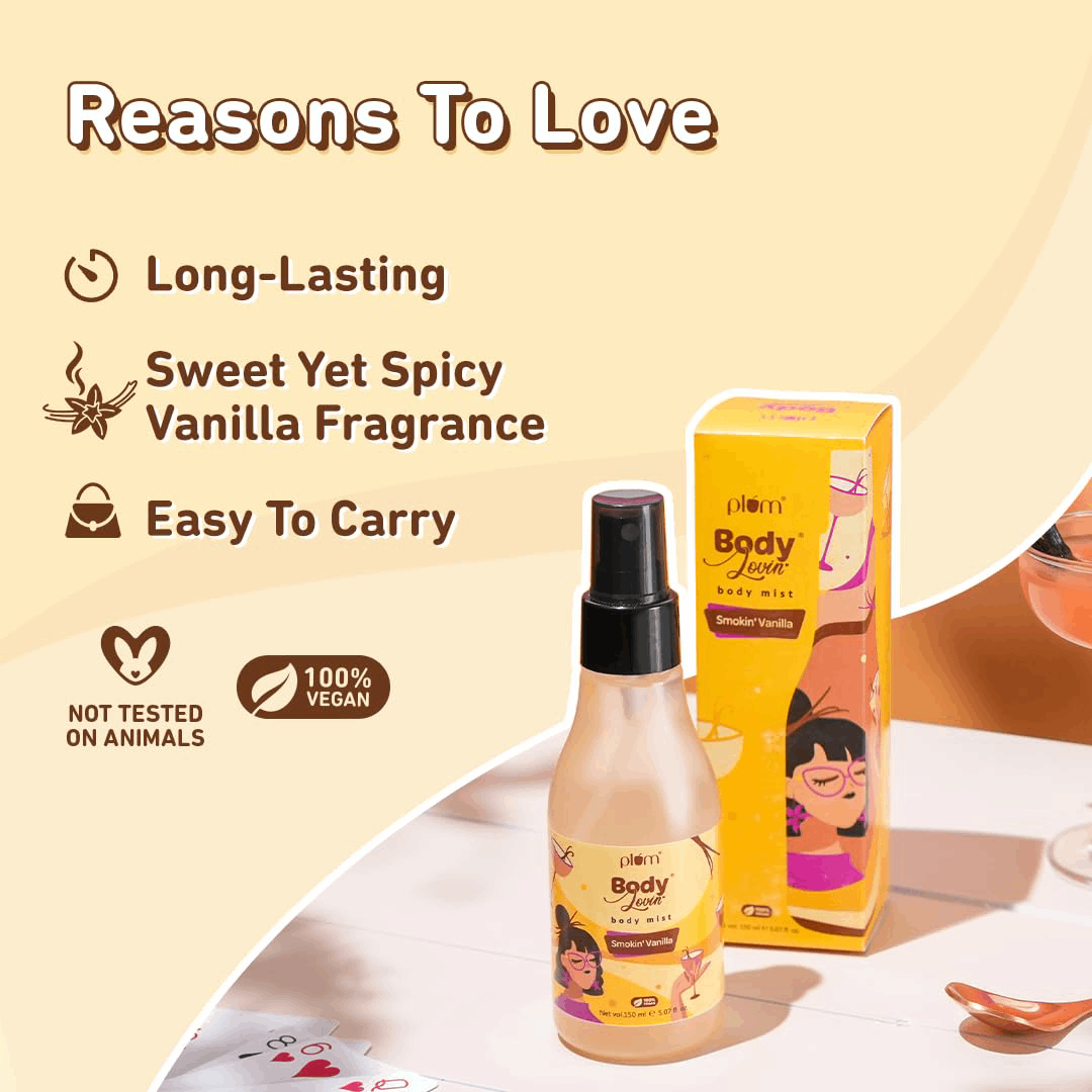 Plum BodyLovin’ Smokin’ Vanilla Body Mist 150ml