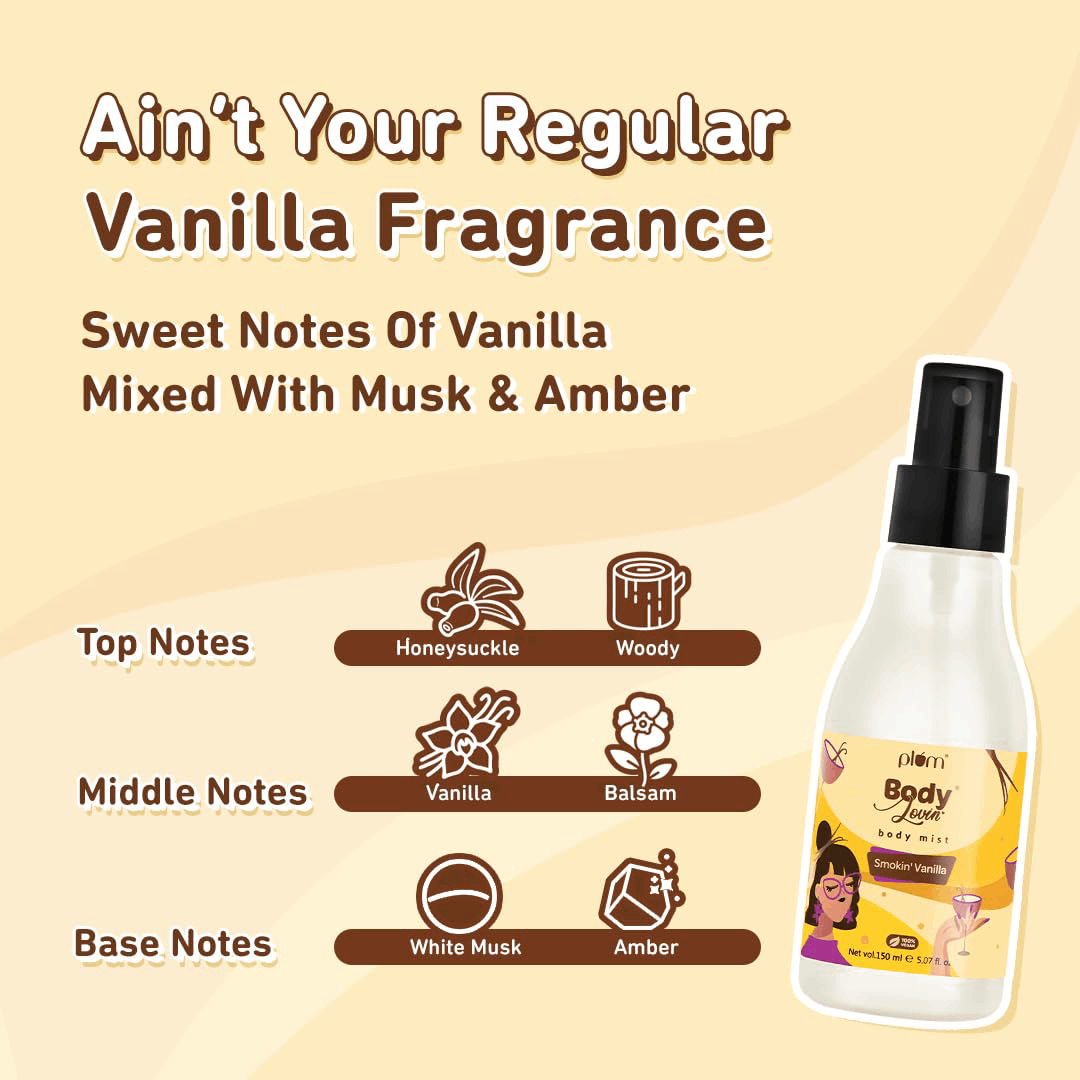 Plum BodyLovin’ Smokin’ Vanilla Body Mist 150ml