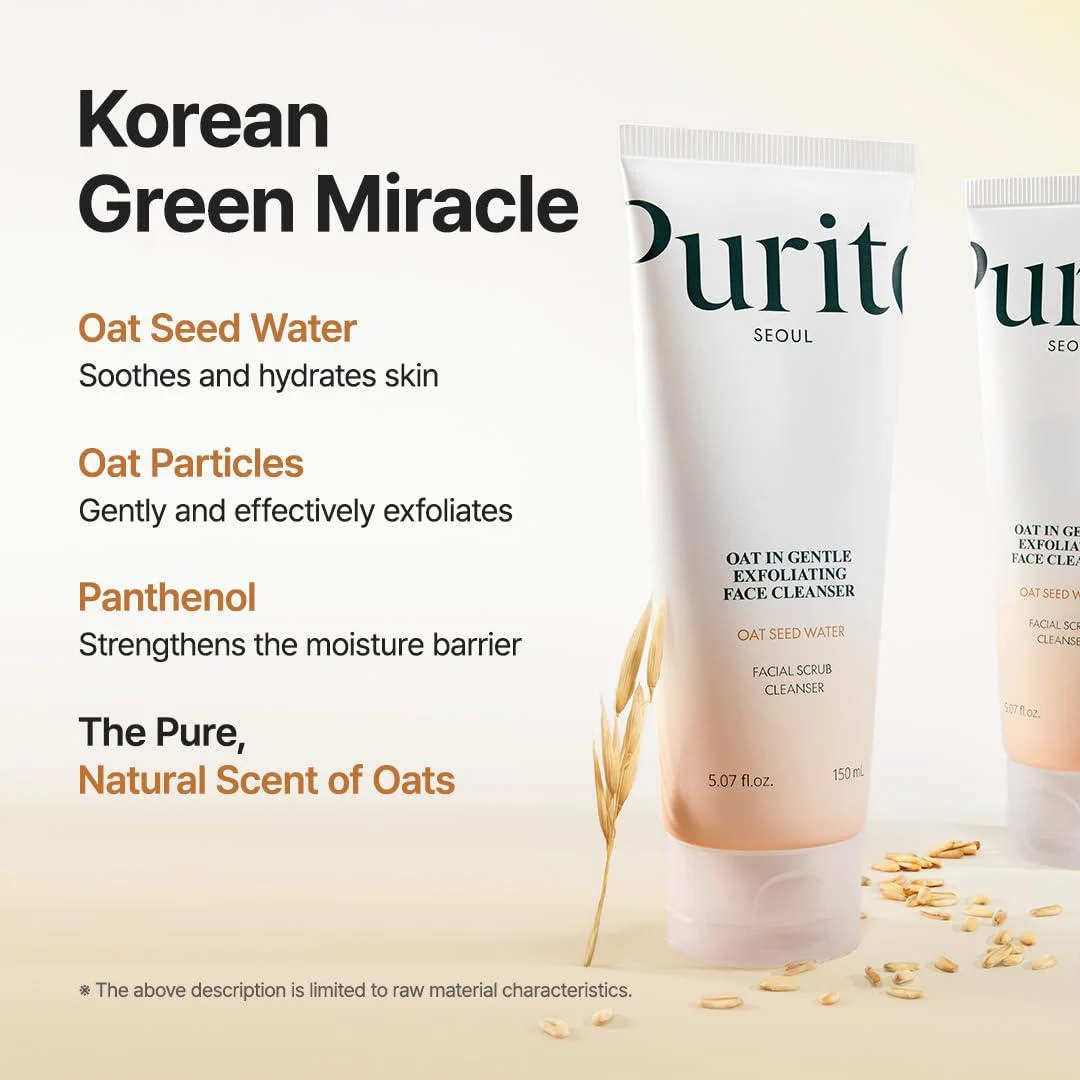 Purito Seoul Oat Gentle Exfoliating Cleanser 150ml