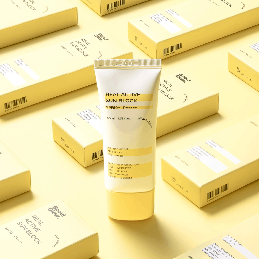 Real Active Sun Block SPF 50 – 40ml
