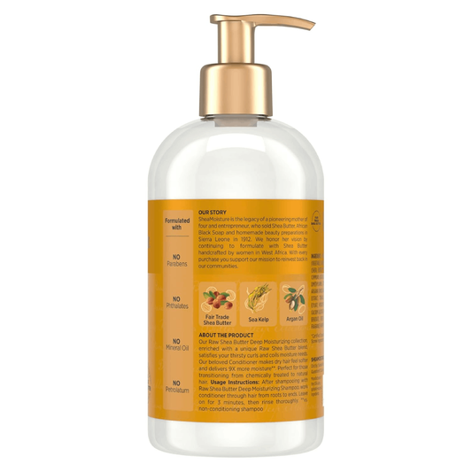 Shea Moisture Conditioner For Curly Hair Raw Shea Butter Restorative Deep Moisturizing Conditioner 384ml