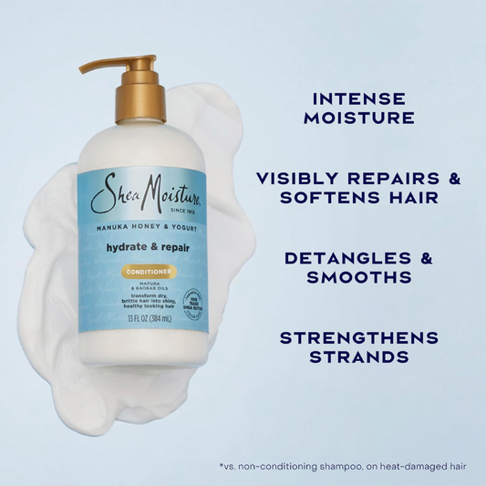 SheaMoisture Manuka Honey & Yogurt Repair Conditioner 384ml