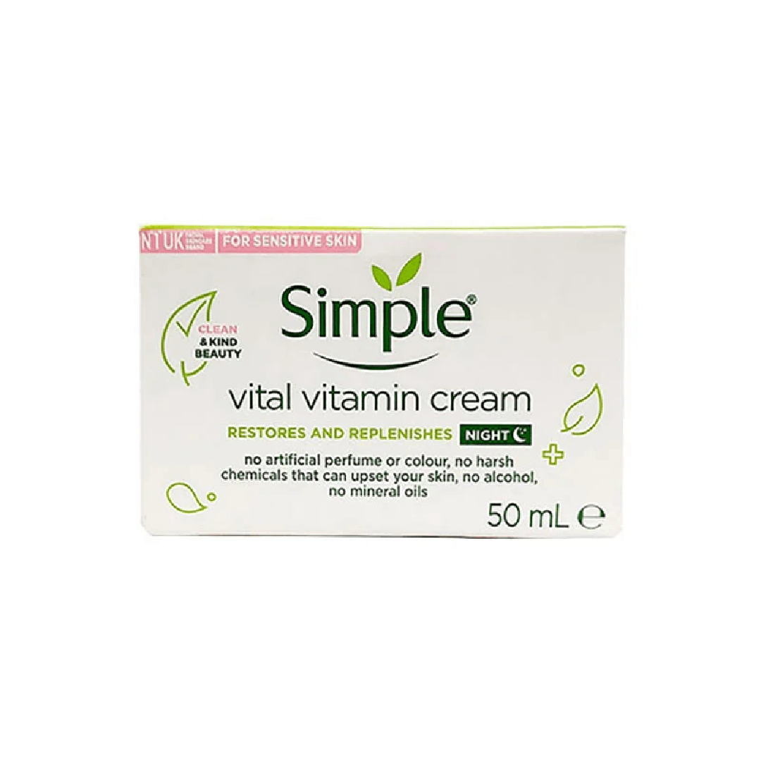 Simple Kind To Skin Vital Vitamin Night Cream (50ml)