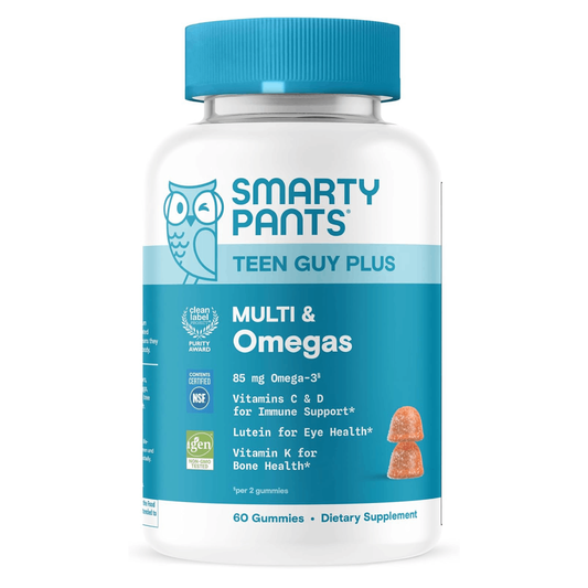 SmartyPants Teen Guy Plus Multi & Omegas Gummies 60 Gummies