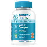 SmartyPants Teen Guy Plus Multi & Omegas Gummies 60 Gummies