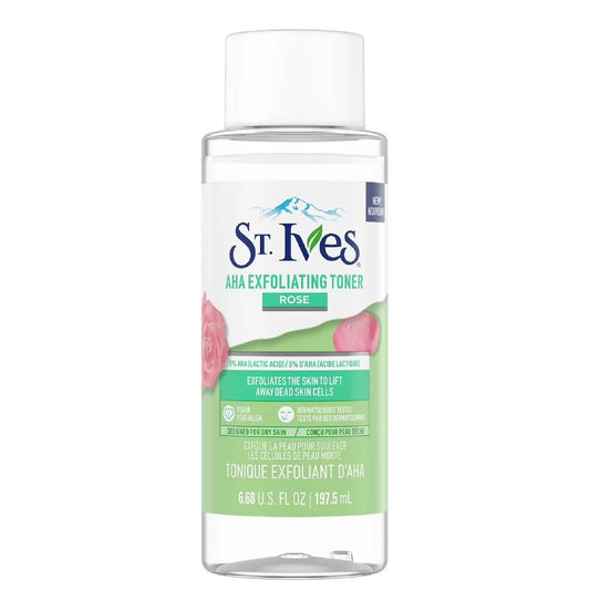 St. Ives Rose AHA Exfoliating Vegan Facial Toner 197.5ml
