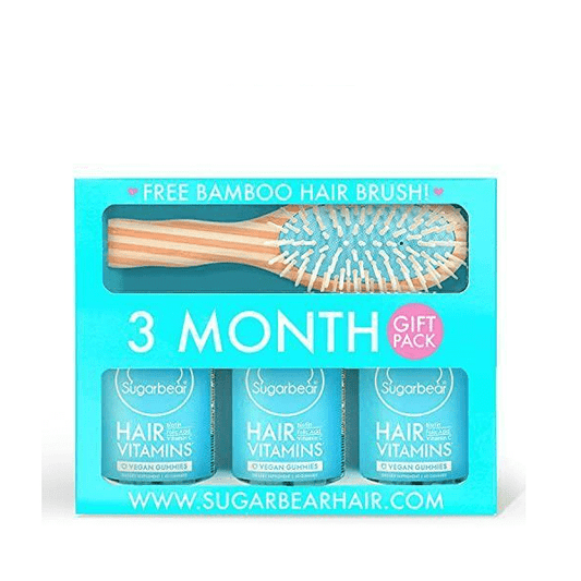 SugarBearHair Vitamins (3 Month Pack + Free Brush)