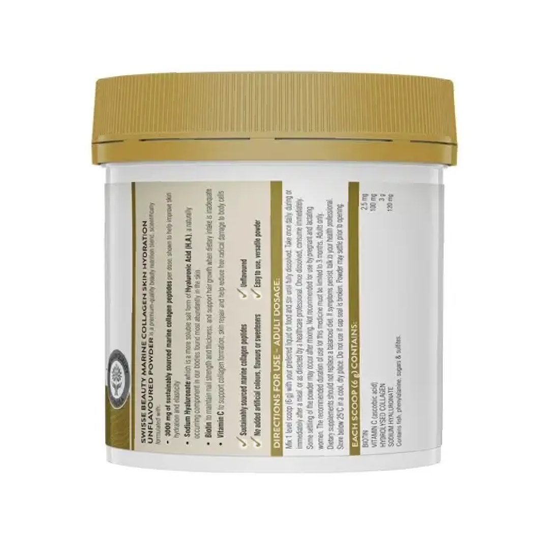 Swisse Marine Collagen Skin Hydration Powder 180g
