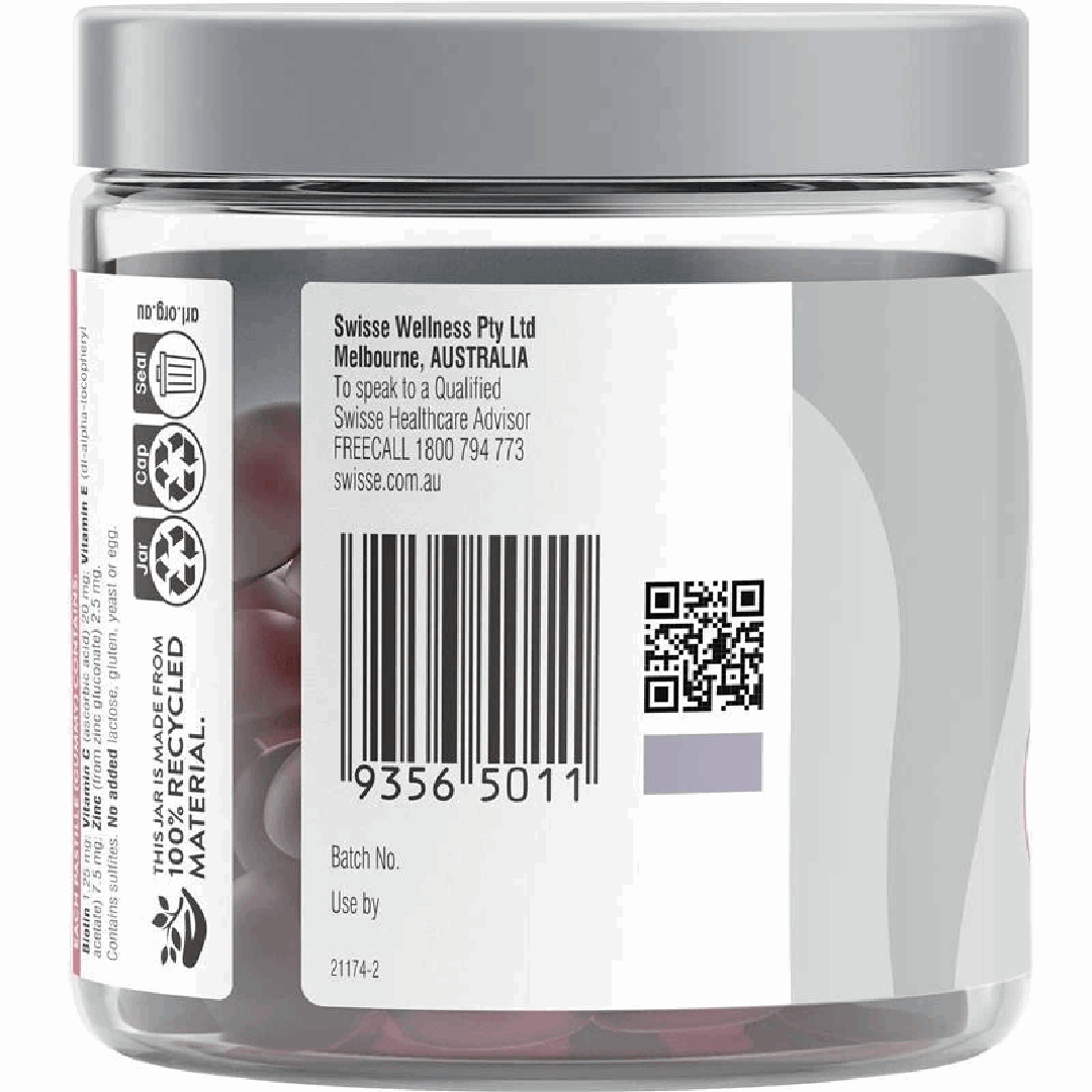 Swisse Hair Skin Nails Gummies 50 Pack