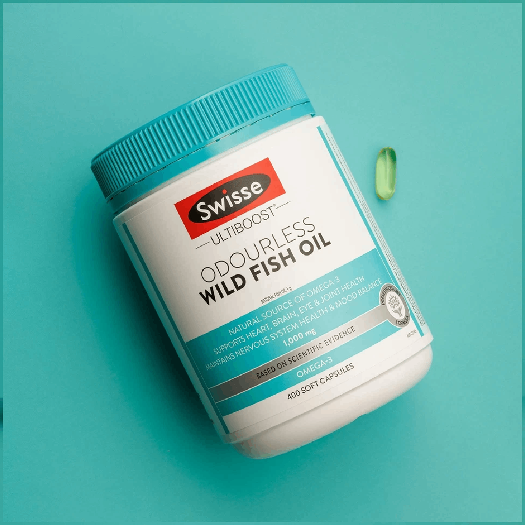 Swisse Ultiboost Odourless 2000mg Fish Oil 200 Capsules