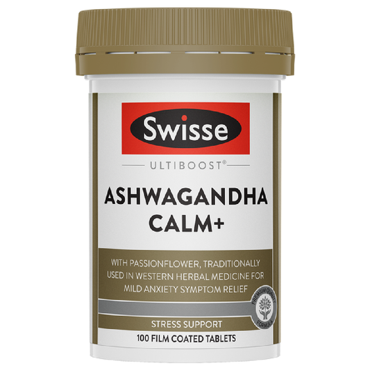 Swisse Ultiboost Ashwagandha Calm+ 100 Tablets