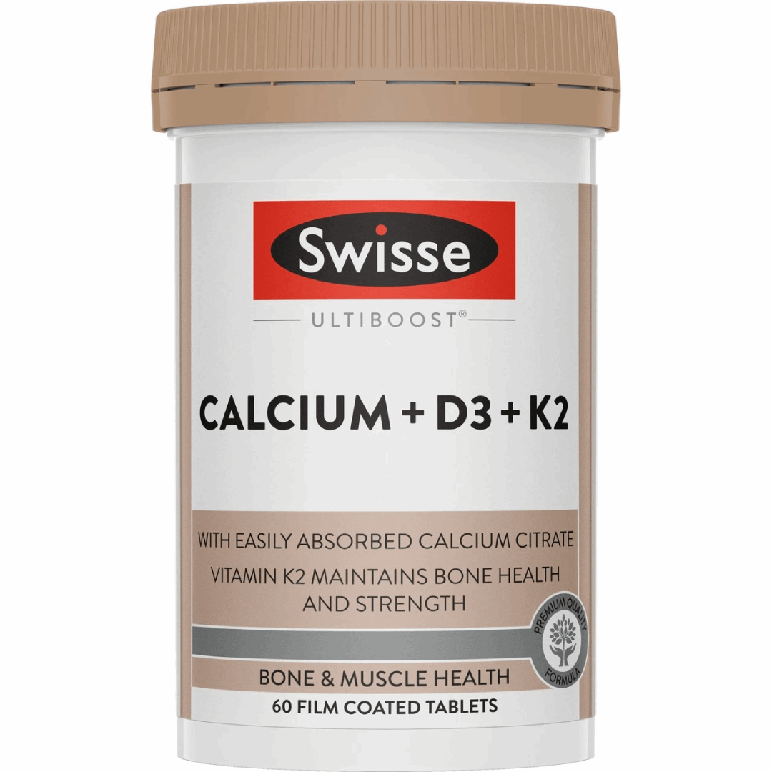 Swisse Calcium D3 + K2 60 Tablets