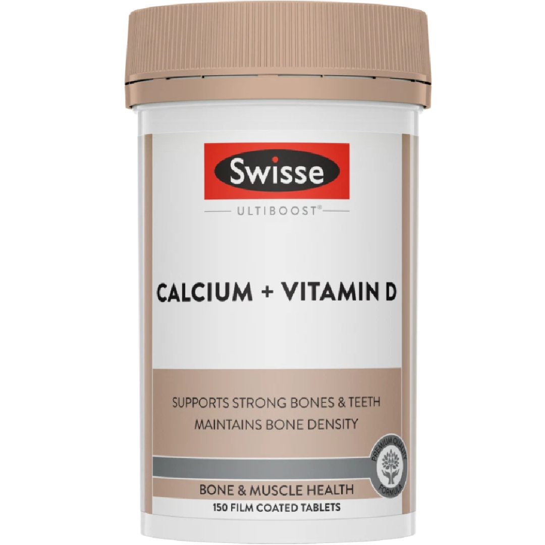 Swisse Ultiboost Calcium + Vitamin D 150 Tablets