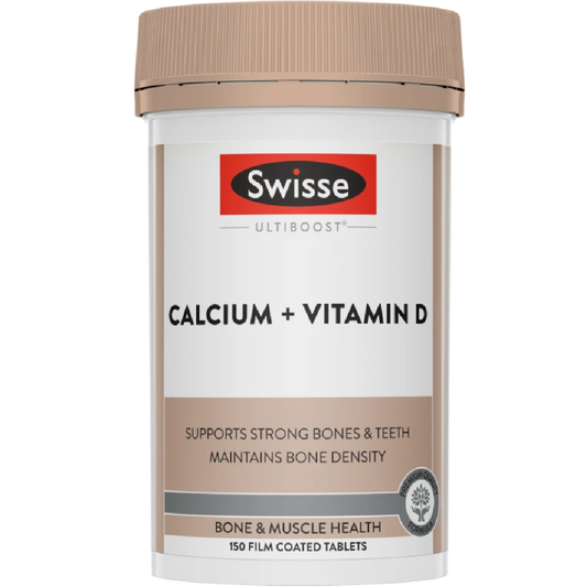 Swisse Ultiboost Calcium + Vitamin D 150 Tablets