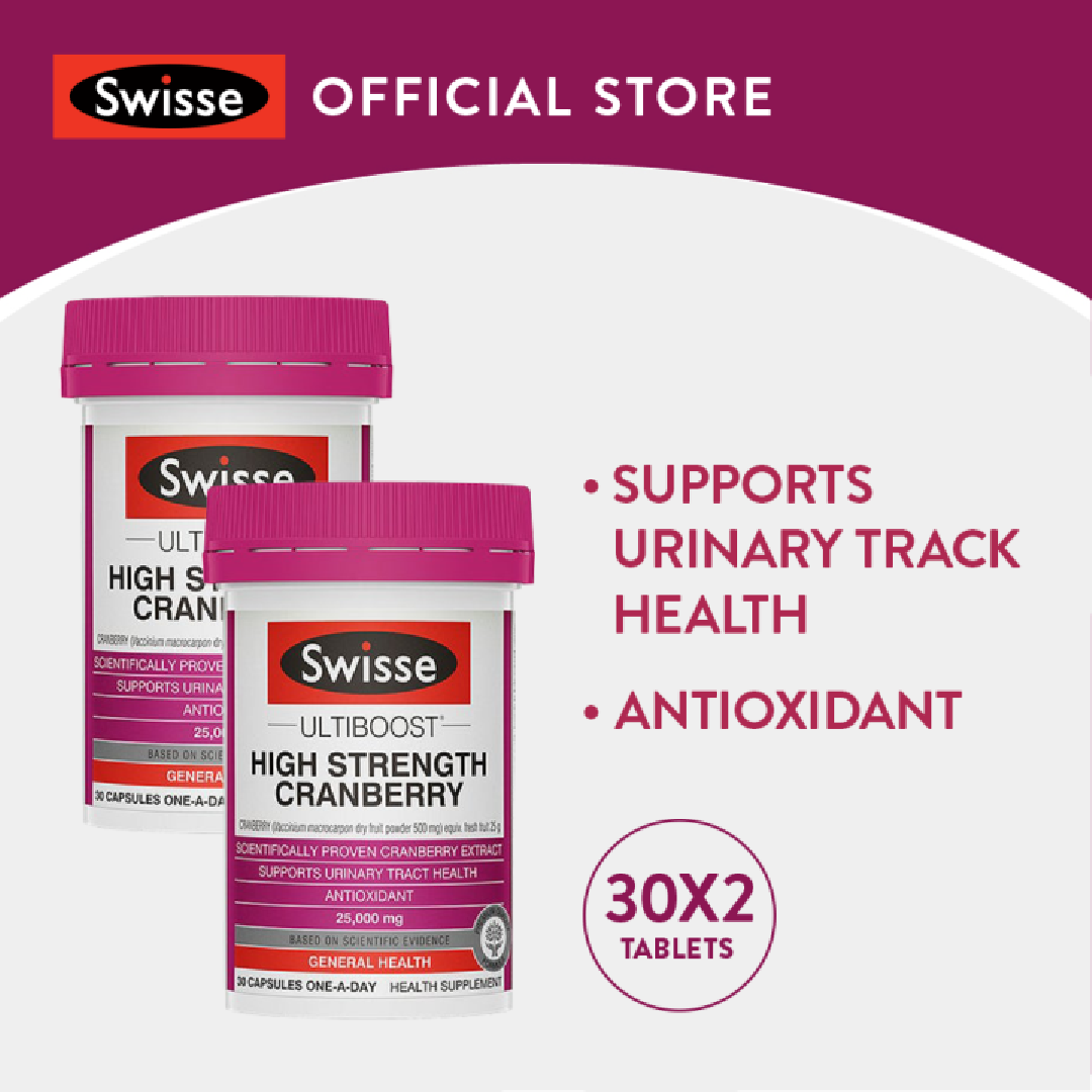 Swisse Ultiboost High Strength Cranberry 90 Capsules