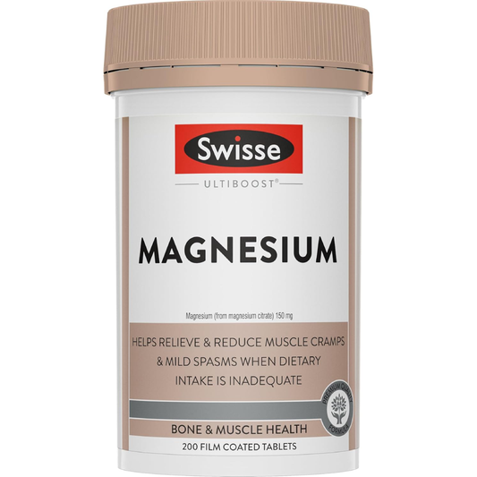 Swisse Ultiboost Magnesium 200 Tablets